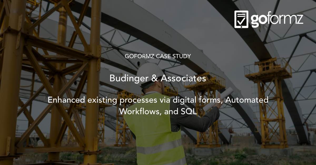 Buddinger Nasa Case Study – Budinger & Associates and Mobile Engineering Forms – GoFormz
